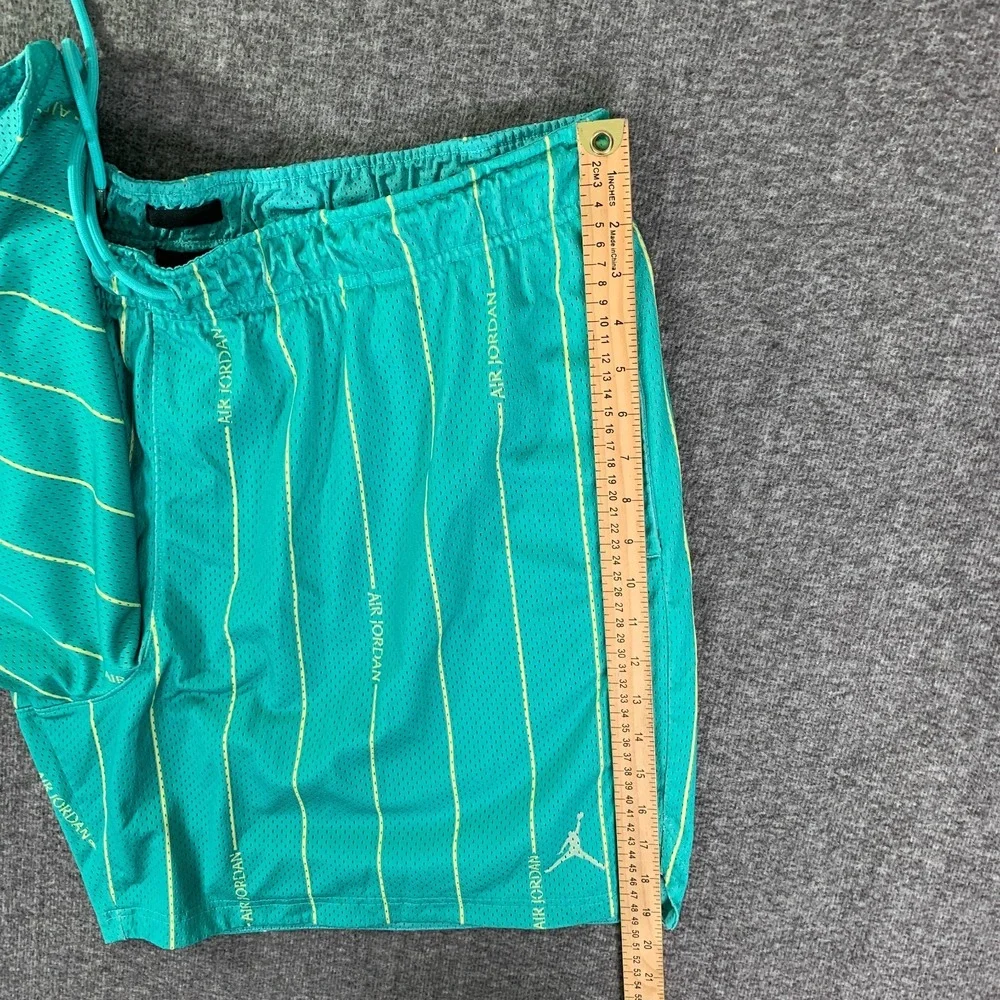 Jordan Teal Green Pinstripe Basketball Jersey and Shorts Set